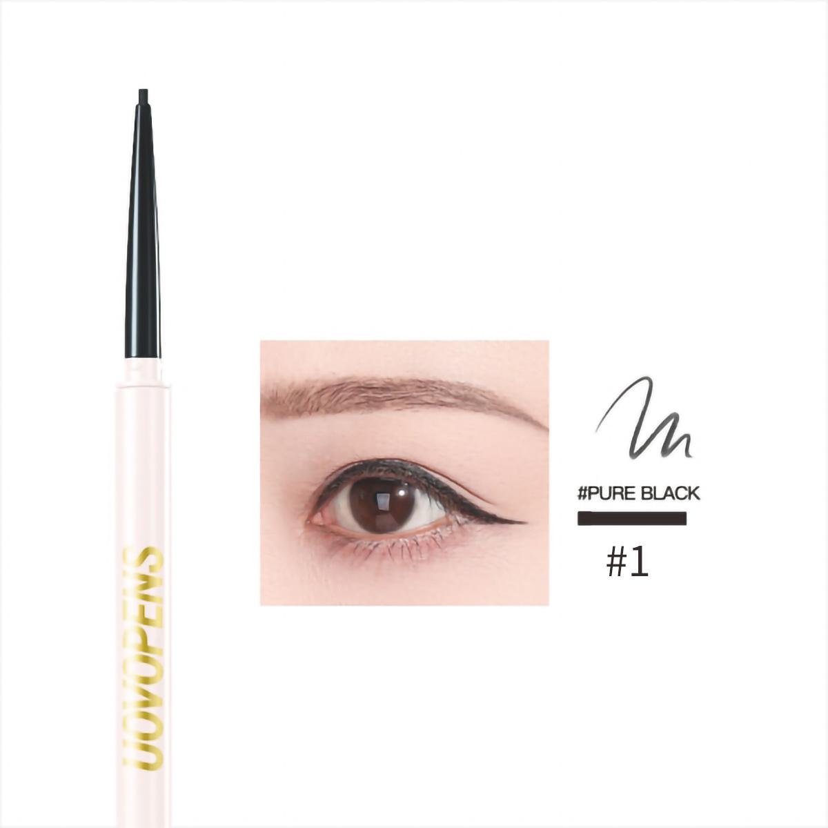 Ультратонкая подводка для глаз толщиной 1,8 мм, цветная супертонкая подводка для глаз, водостойкая подводка для глаз, 0,1 г