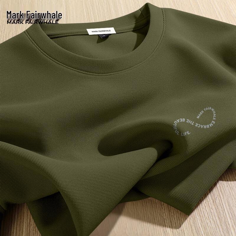 Мужская вафельная футболка с коротким рукавом MARK FAIRWHALE 5XL