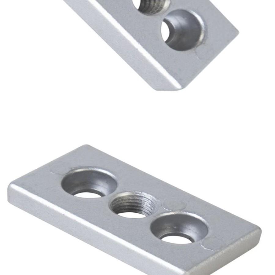 Aluminum Profile End Face Connection Plate and Leveling Feet for 3060/4080 with Casters.