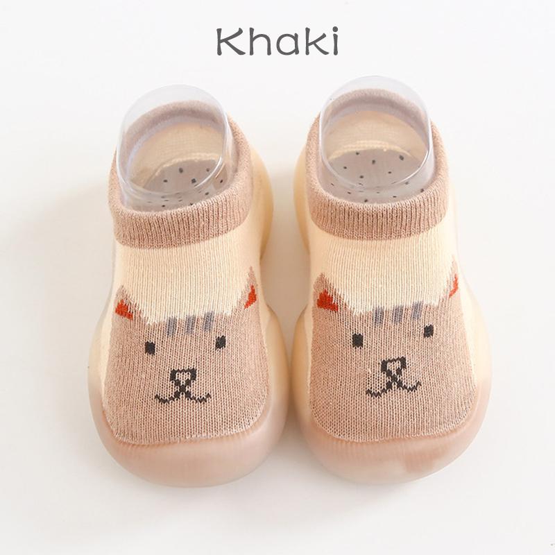 1 Pair Animal Style Anti-Slip Toddler Shoes Baby Socks Shoes Soft Rubber Shoes Boy Girl Fashion