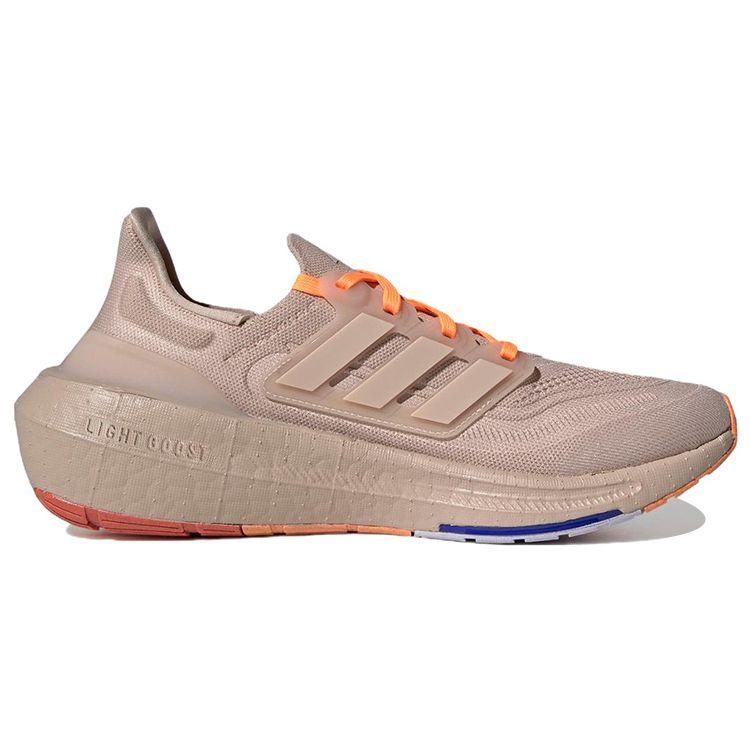 Adidas UltraBoost Light Wonder Taupe Unisex Sneakers Pink Solar-Red HQ6343