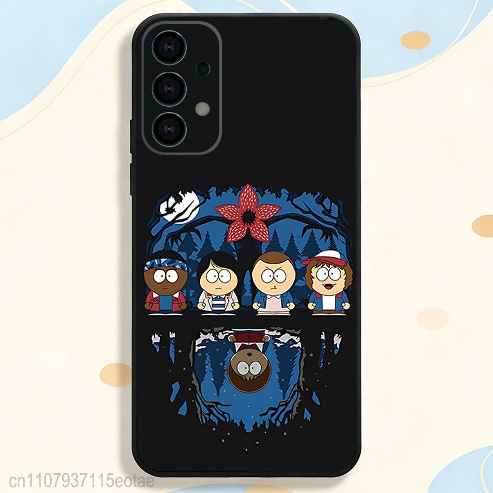 

Cartoon S-South-P-Park art Phone Case for Samsung S26 S24 S22 S25 Ultra S9 S20 FE S23 Plus S10 S21 Shockproof Funda Cover SamsungS24
