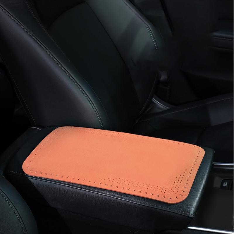 Anti Slip Vehicle Armrest Cushion Pad Soft Leather Protectors For Enhanced Comfort And Protection During Travel