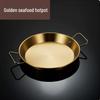 Paella Seafood Rice Pot: Stainless Steel Double-Ear Pan