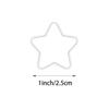 Heart-Shaped Love Stickers - 500 Self-Adhesive Labels per Roll