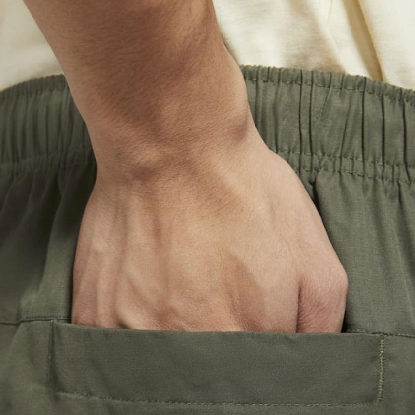 Nike Sportswear Logo Embroidered Twill Cargo Pants Men Bottoms Army-Green CU4326-380