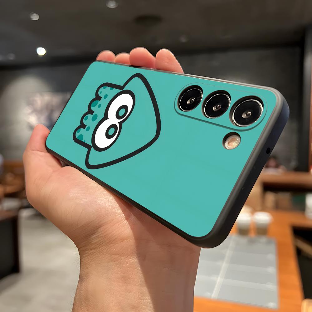 Game S-Splatoon 3 Phone Case For Samsung A56 A36 A26 A16 A15 A25 A35 A55 A14 A34 A24 A54 Black Soft Shell