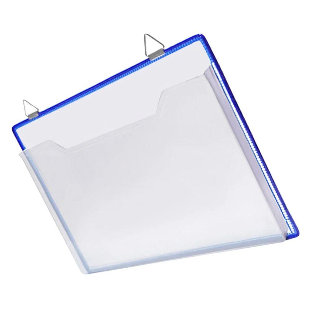 Waterproof A4 Receipt Organizer Plastic File Storage Case Portable File Folder  Student