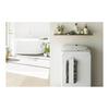 [Bulk Purchase Set of 2] Yamazaki Jitsugyo Plate Magnetic Towel Holder White 3582 | Towel Stocker Washing Machine Magnet Storage Rack Sanitary