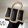 Simple and high-end lamb wool handbag bag, new sweet and cool little black bag, exquisite and versatile messenger bag.