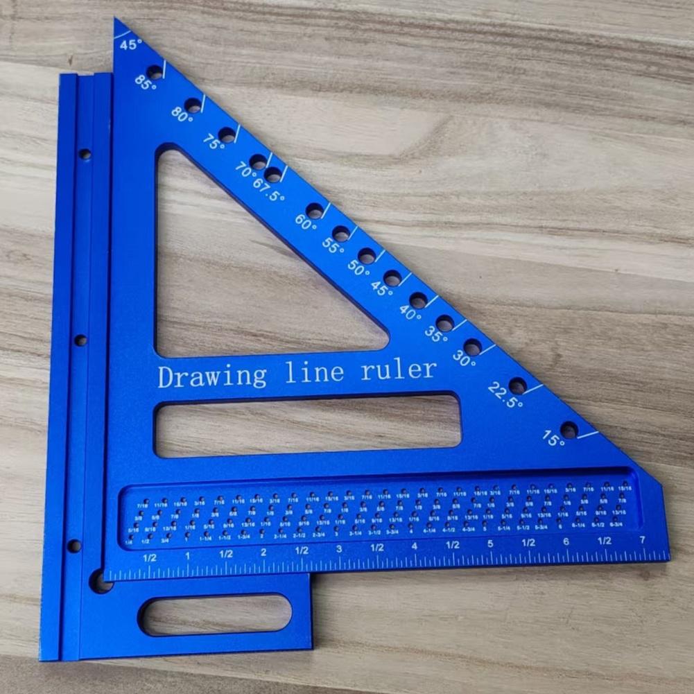 Accurate Angle Measuring Device Woodworking Tools Angle Measuring Tool BLUE Carpenter Square Hex Screw Fastening China Mainland