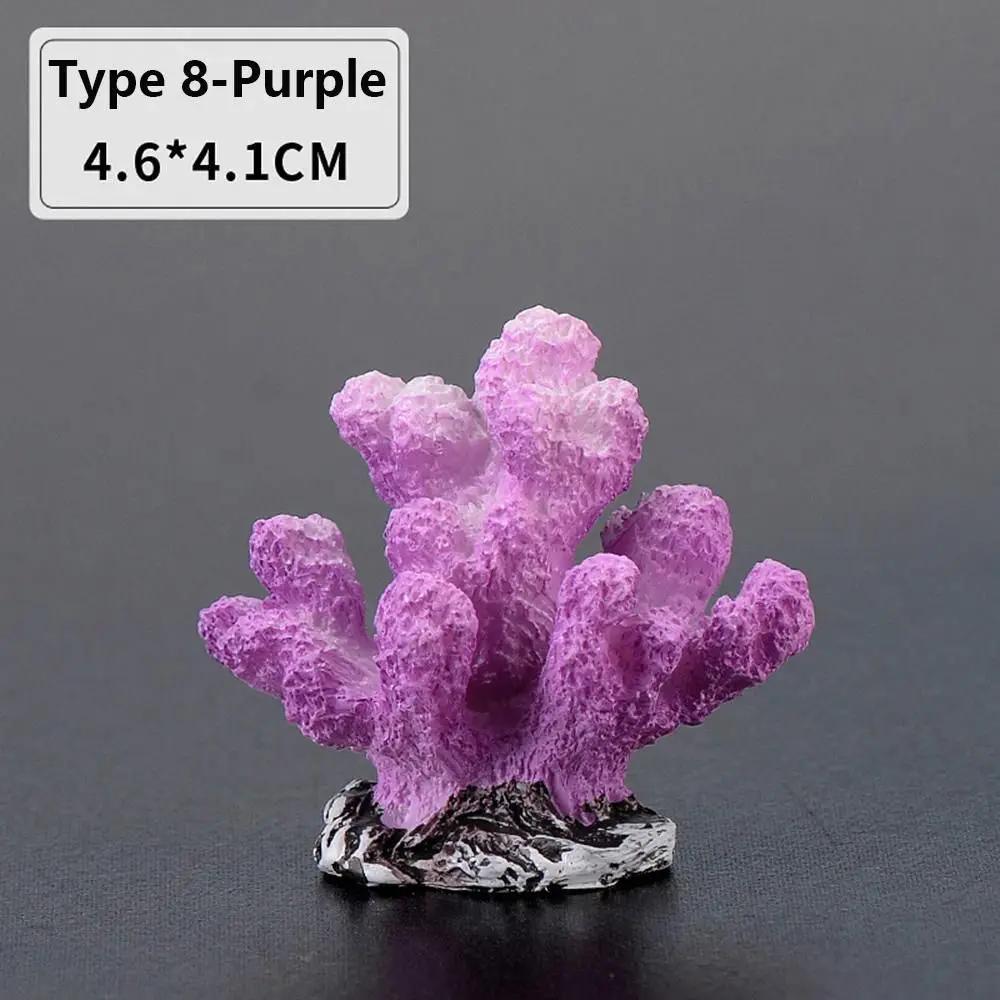 Aquarium Artificial Coral Landscape Ornaments Garden Fish Tank Decor Resin Reef Rock Making Simulation Starfish DIY Background