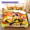 Frieza Pattern Bedding,Quilt Set Quilt Cover Pillowcase Home Birthday Gift (1 * Duvet Cover + 2 * Pillowcase, Without Core)
