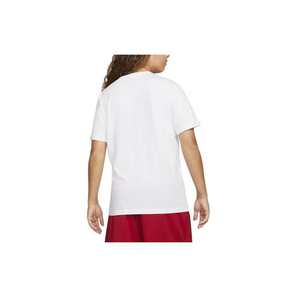 Nike Letter Print Casual Crew Neck Vintage Short Sleeve T-Shirt Men Tops White DZ3280-100