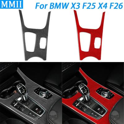 Für BMW X3 F25 11-17 X4 F26 14-17 Carbon Fiber Getriebe Shift Panel Dekorative Abdeckung Auto Innen Dekoration Zubehör