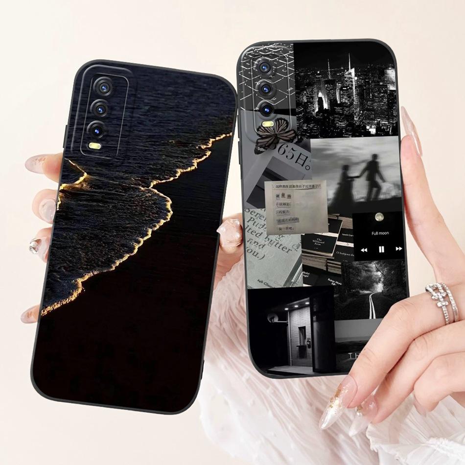 For Vivo Y11S Y12S Y20 2021 Case Vivo Y20a Y20g Y20i Y20S Y20t Elegant Printing Camera Protective Soft Silicone Phone Cases