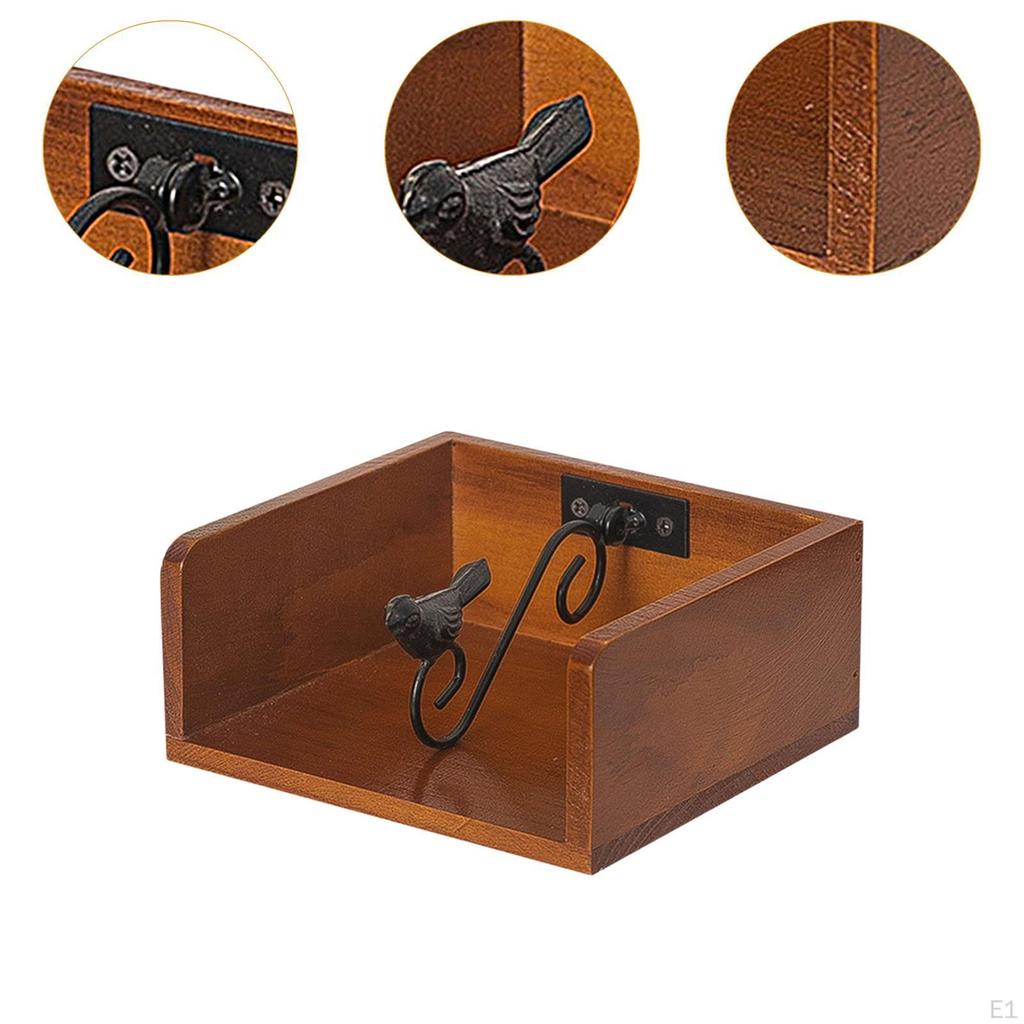 Rustik Peçete Tutucu Dispenser Harfler Çok Amaçlı Masa Üstü Retro Peçetelik