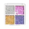 Super Shiny Crystal Eye Makeup: Four-Color Sequin Glitter Eyeshadow Gel for Shows