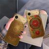 The Auspicious Meaning For IPhone 17Pro Max 16 17 Pro 15 P Ro 14 13 Plus 12 Mini 11Pro Max XR 16E 17 Air Golden Glass Phone Case