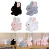 Stuffed Animal Rabbit Doll Couch Decors Soft Toy Baby Toy for Toddlers Emotion Smooth Christmas Gift  White 20cm