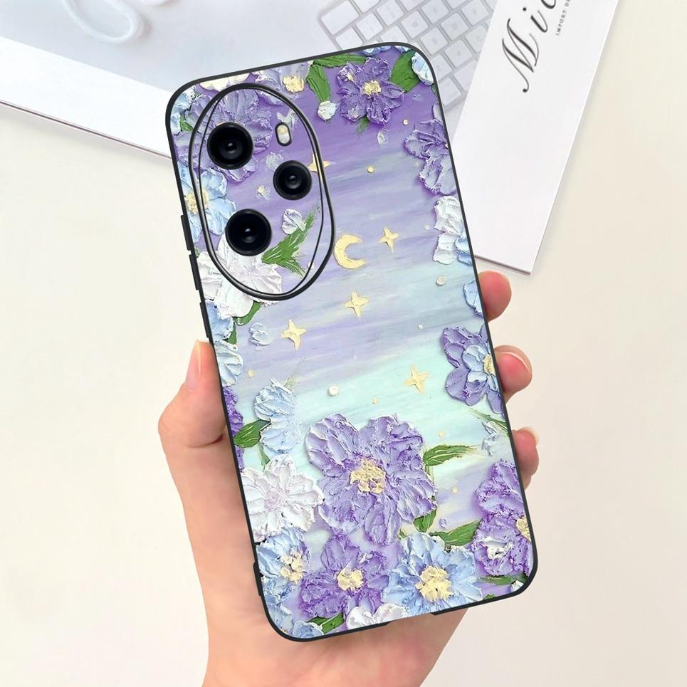 For Honor 100 pro Case Cover Shockproof Bumper Sun Moon Liquid Silicone Soft Funda Capa For Huawei Honor 100 100Pro Phone Cases Honor 100 5G