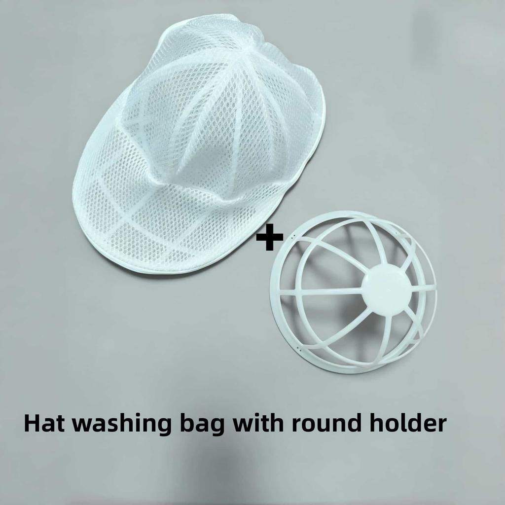 Hat Laundry Mesh Bag Anti-Deformation Cap Wash Protector Shape Maintaining Laundry Accessory For Washing Machine Home Use