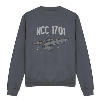 STAR TREK Unisex Adult The First Enterprise Sweatshirt