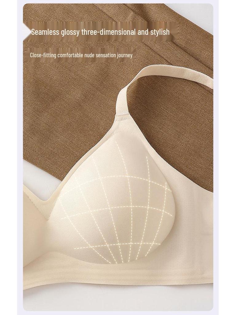 Lingerie for Small Chests: Lift & Support Wireless Bra with Anti-Sagging, Underarm Fat Collection, and Large Cup Illusion.
