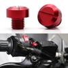 2PCS M8 M10*1.25 Motorcycle Mirror Hole Plug Screw Bolts For Yamaha Honda Kawasaki Suzuki BMW Aprilia Ducati Universal