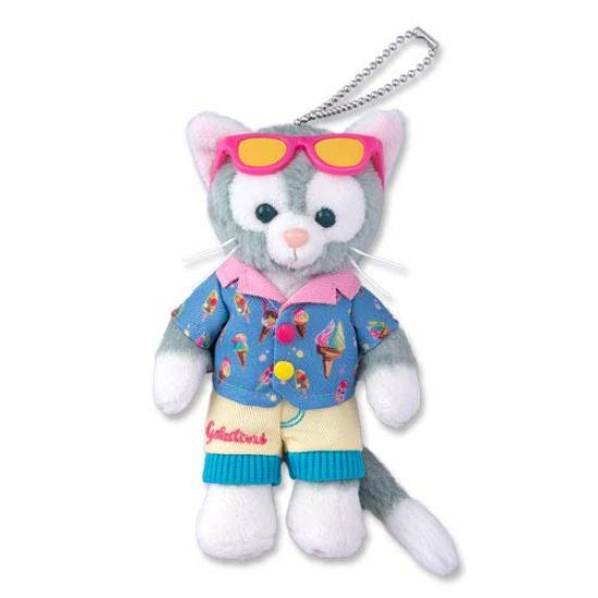 Gelatoni Plush Badge - Duffy s Sunny Fun 2019 Disney Goods Souvenir [Tokyo DisneySea Exclusive]
