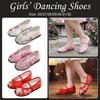 Wear Resistant Children Hanfu Flat Shoes Soft Sole Ancient Dress Up Shoes  Kid Gift