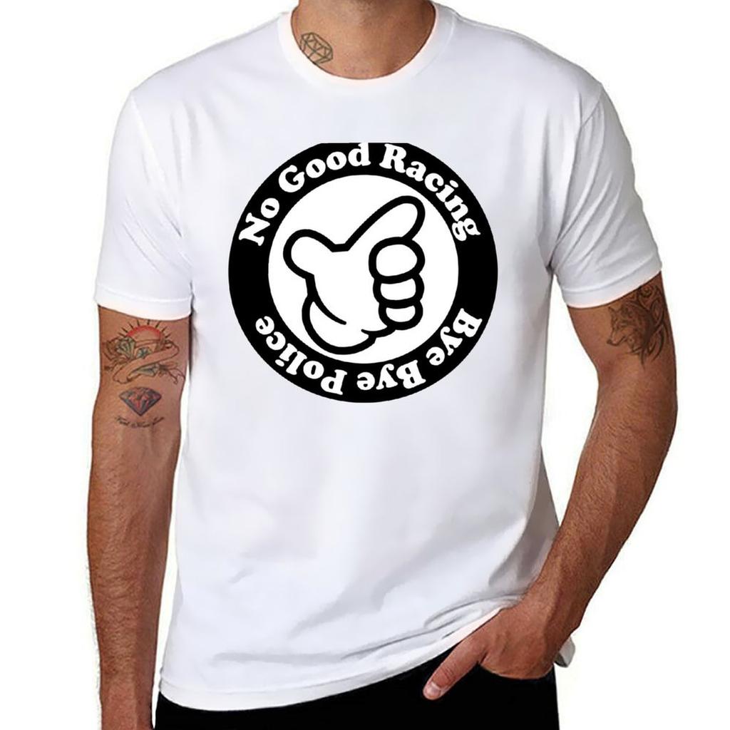 No Good Racing Whitey Jdm Sticker Tshirt Stain Resistant Casual Tee Tshirt