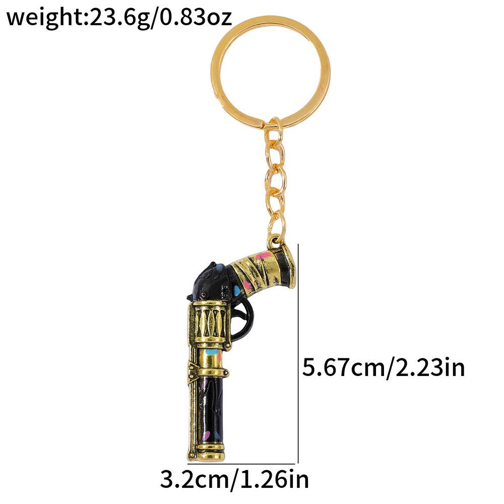 Valorant Arcane Jinx Marksman Necklace & Mini Justice Keychain Set