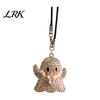 Fashionable Auto Interior Charms Halloween Ghost Bling Car Hanging Accessories, Faux Crystal Rear Personalized Accessories View Mirror Charm, Pendant