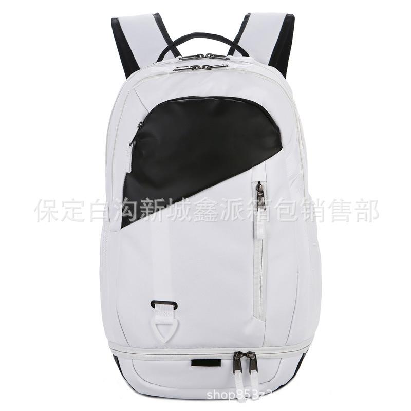 Basketball backpack, large capacity, waterproof student schoolbag, outdoor shoe compartment backpack.