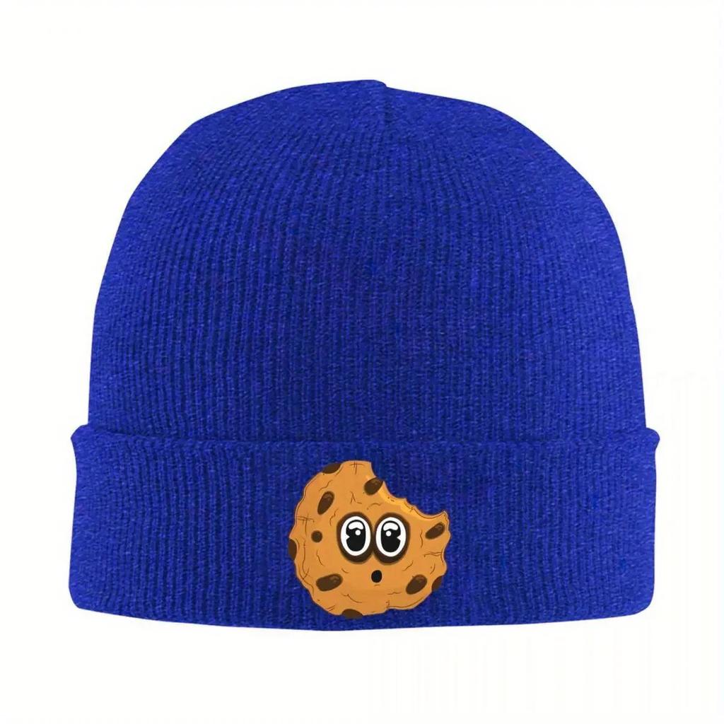 New Cartoon Cookie  Knitted Hat Beanies Winter Hats Warm Street Cap Unisex Women
