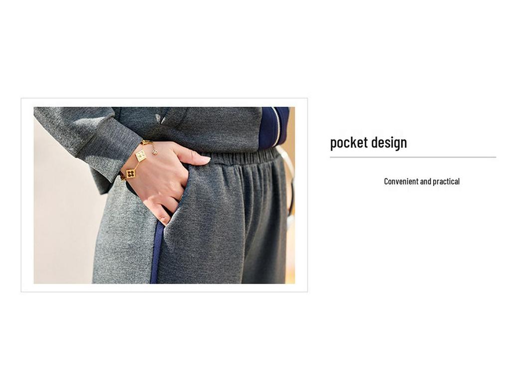 Spring Collection: Women's Stylish Casual Two-Piece Set for Middle-Aged & Elderly - Spring & Autumn Fashion
