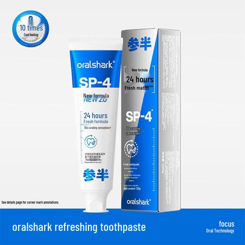 Can Ban Oralshark Fresh Toothpaste