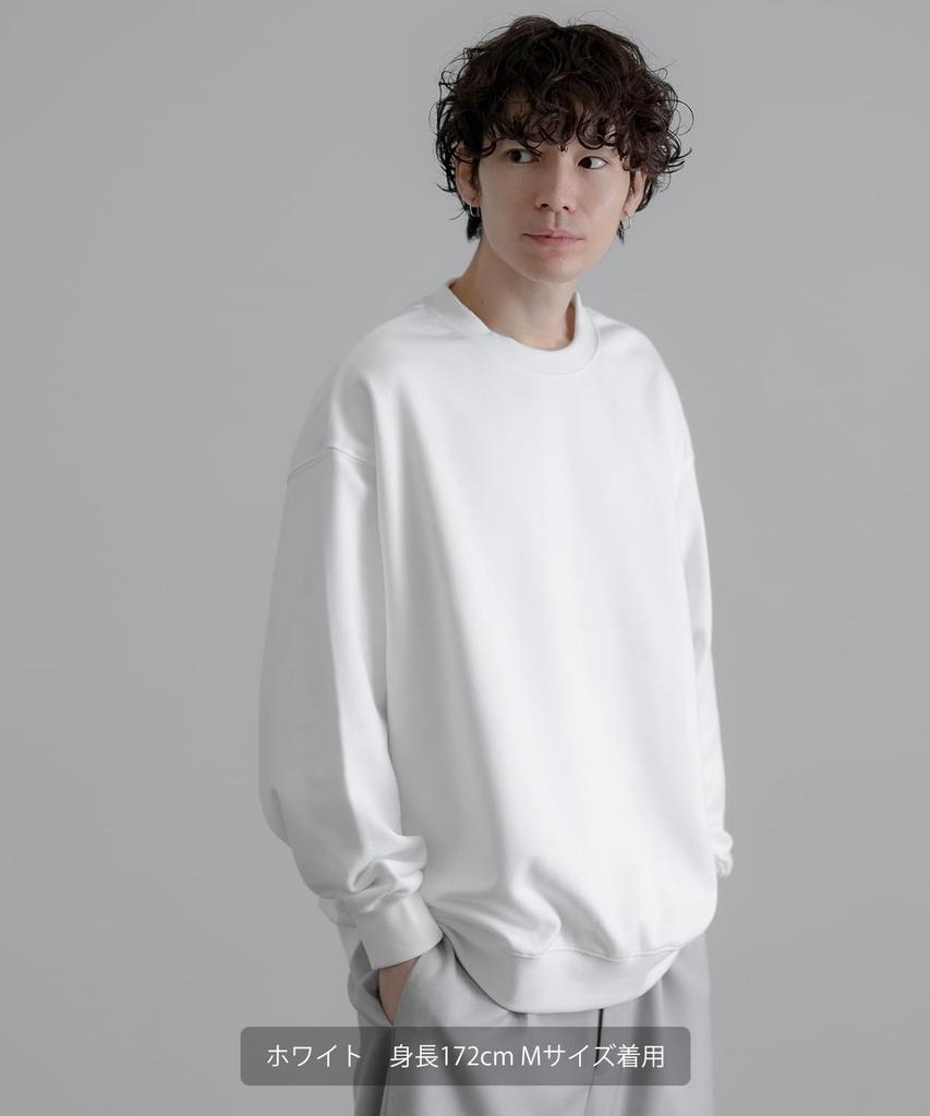 [IMPROVES] SIDE23-088 Plain Fleece Sweatshirt
