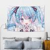 Colorful Anime Girl Tapestry Bedroom Decoration Wall Hanging Blanket Tapestry Cool Stuff For Room