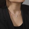 Cazador Stainless Steel Initial Letter Heart Pendant Necklaces for Women Choker Chain Jewelry Birthday Gifts Kpop Trend 2025