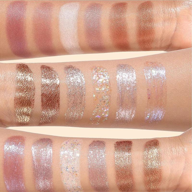 Stick Fard de Ochi Perlă Fard de Ochi Lichid 2 în 1 Rezistent la Apă Sclipici Paiete Fard de Ochi Iluminator Machiaj Creion Foarte Pigmentat