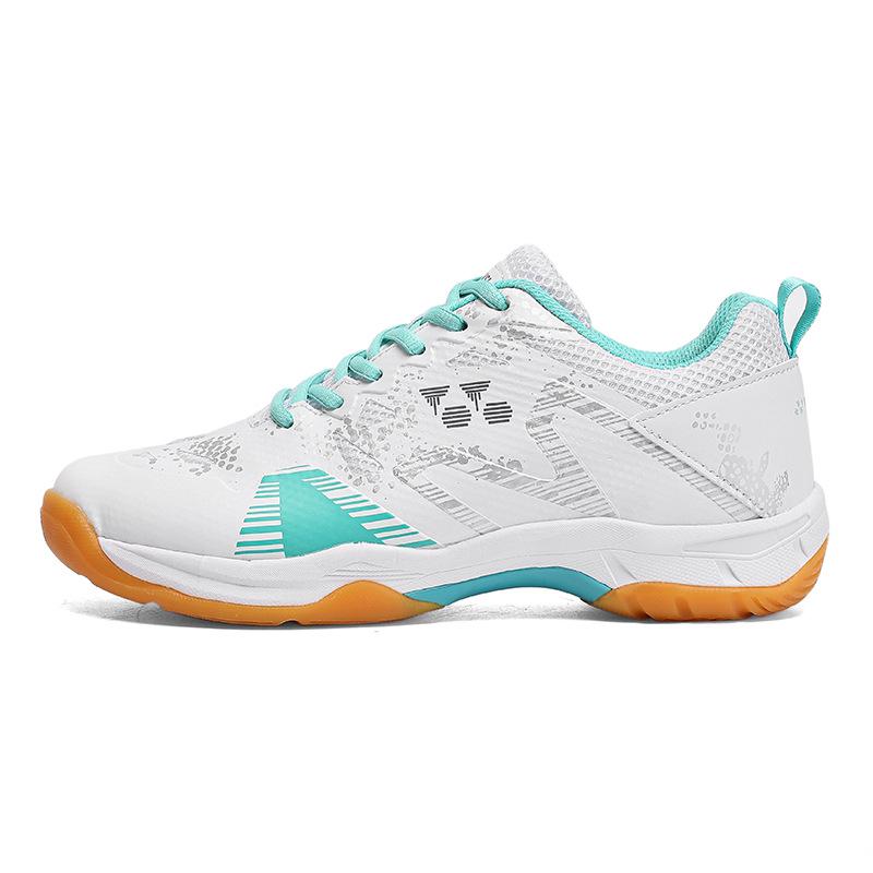 New Cross-Border Badminton Shoes with Cow Tendon Soles, Training Tennis Shoes, Sports Footwear, Student Soccer Shoes