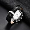 BENYAR New Men Watch 30ATM Waterproof Stainless Steel Quartz Wristwatches Luxury Leather Military Chronograph Watch Reloj Hombre
