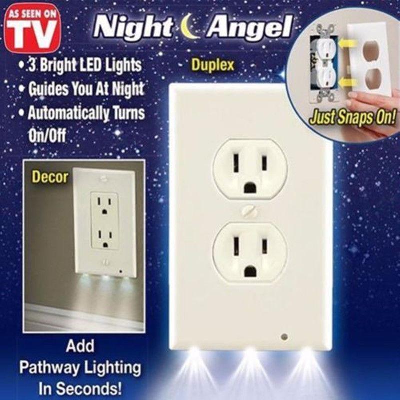 Plug Light Night Inductive Switch Modern Minimalist Design Bedroom Supplie Decor