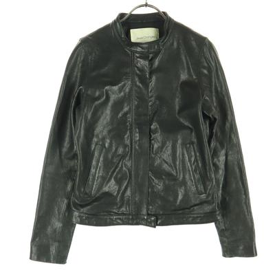 Jewel Changes Long Sleeve Leather Single Riders Jacket 36 Sheep Leather Women Used