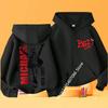 Felpa con cappuccio e zip per bambini, cardigan, top rosa per bambina e nero per bambino, felpa con cappuccio per bambini dai 3 ai 12 anni, autunno, cappotto stile Michael Jackson con zip
