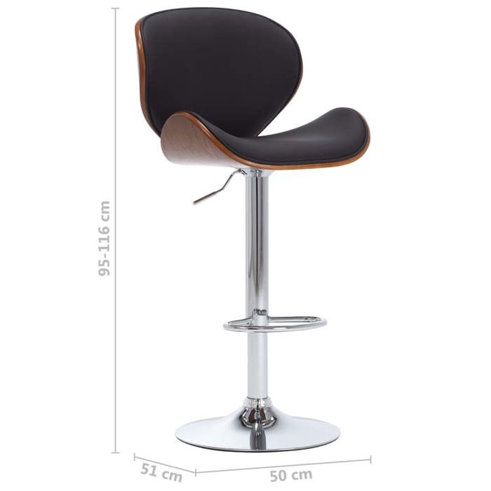 VidaXL Chaise de Bar Siège de Bistro Chaise de Comptoir Tabouret de Bar Siège de Comptoir Tabouret de Pub Chaise de Bistro 287409