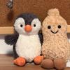 Peanut Penguin Plush Toy with Hat - Cute Animal Doll Gift