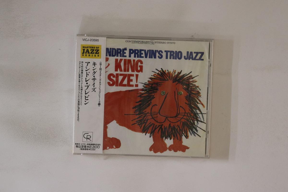 

CD ANDRE PREVIN King Size VICJ23595 CONTEMPORARY 1991 Japan Obi Jazz Used
